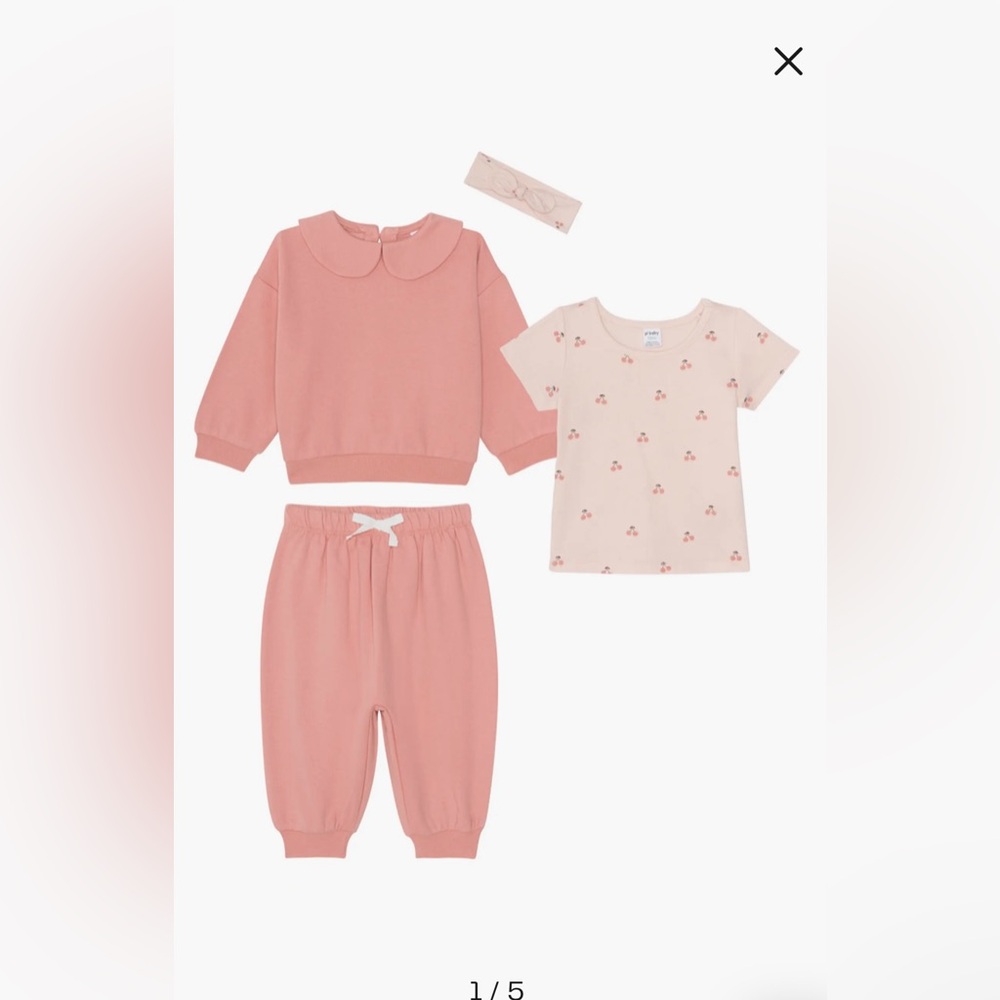 PL Baby By Petit Lem Assorted 4-Piece Set